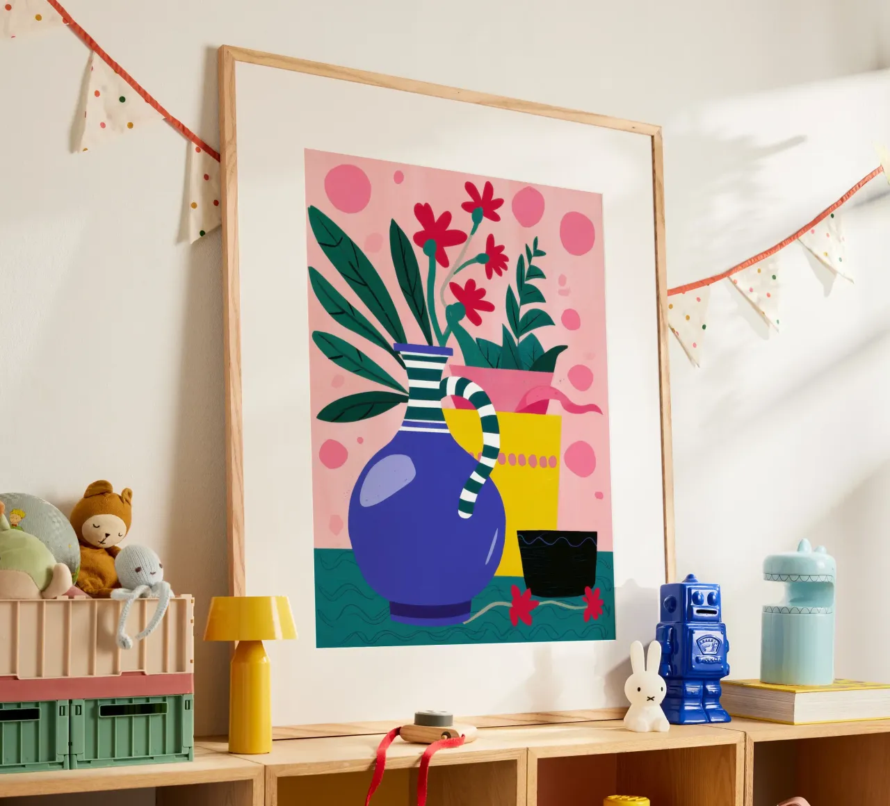 Bodegón con jarrón de colores hahnemühle de Selene Shade