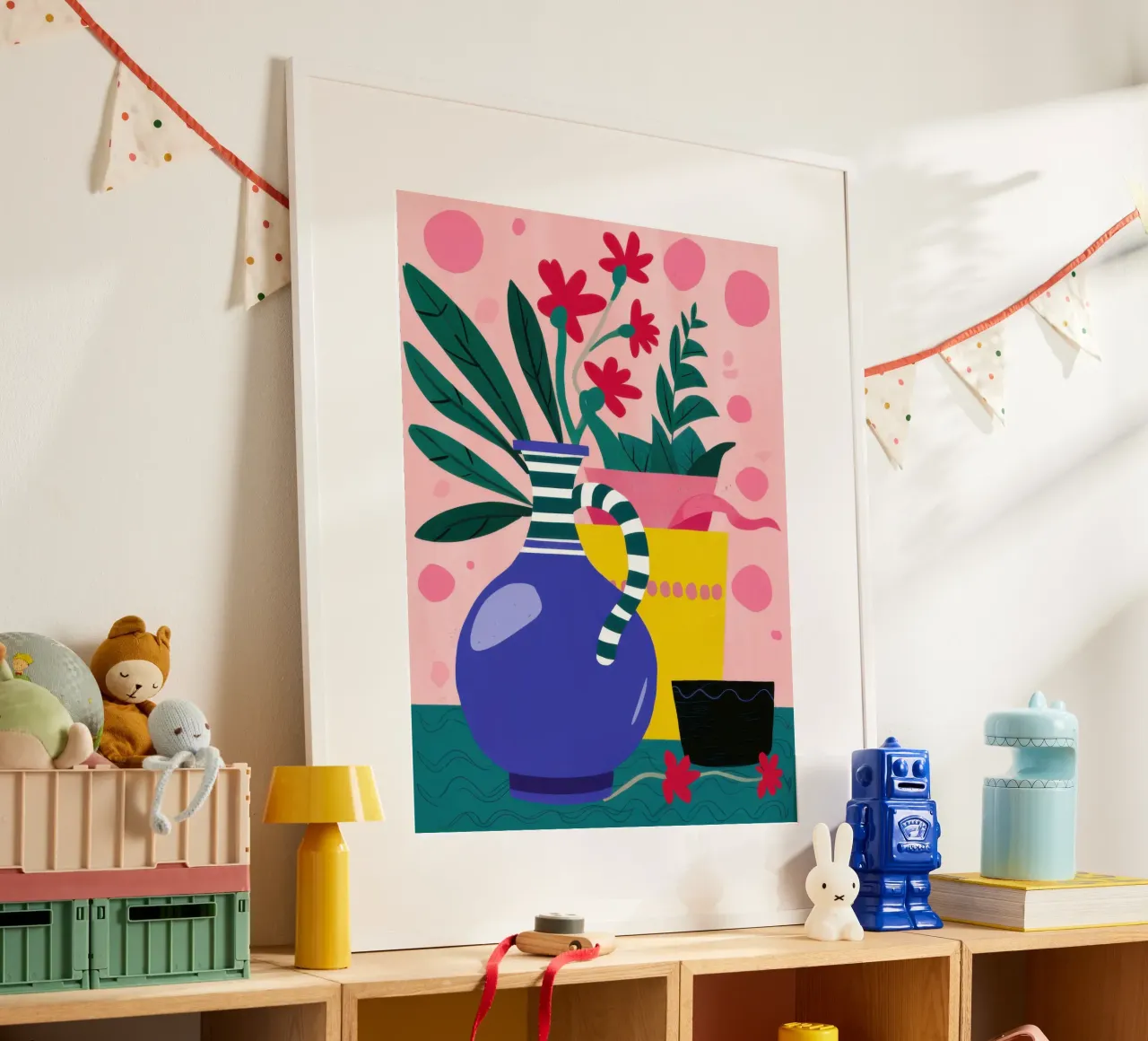 Bodegón con jarrón de colores hahnemühle de Selene Shade