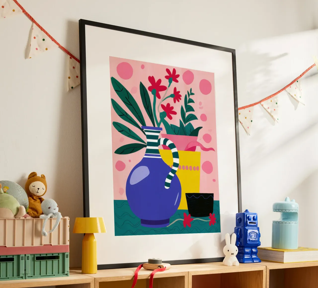 Bodegón con jarrón de colores hahnemühle de Selene Shade