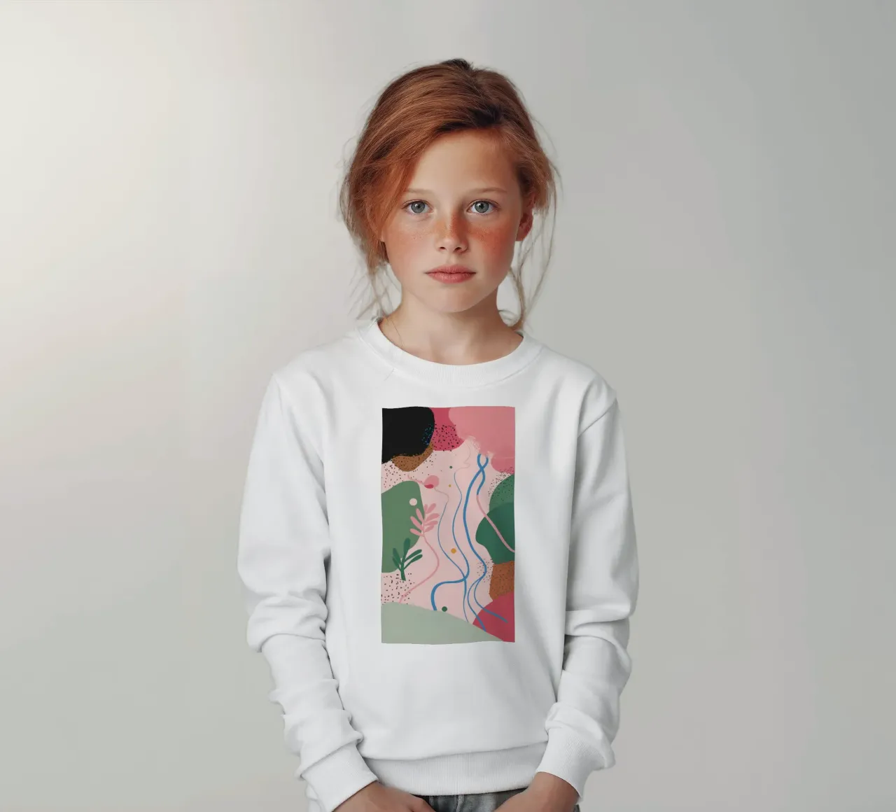 Forme astratte delicate felpa bambino da Thistle Bloom