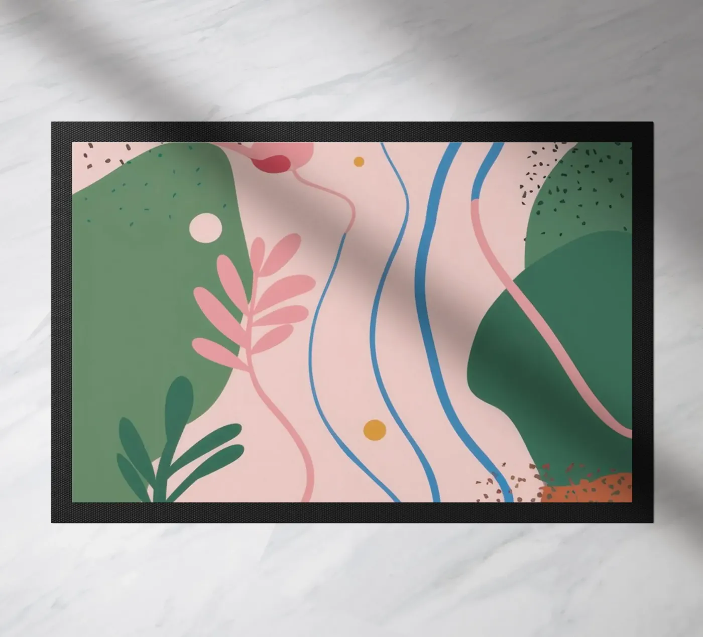 Forme astratte delicate zerbino da Thistle Bloom