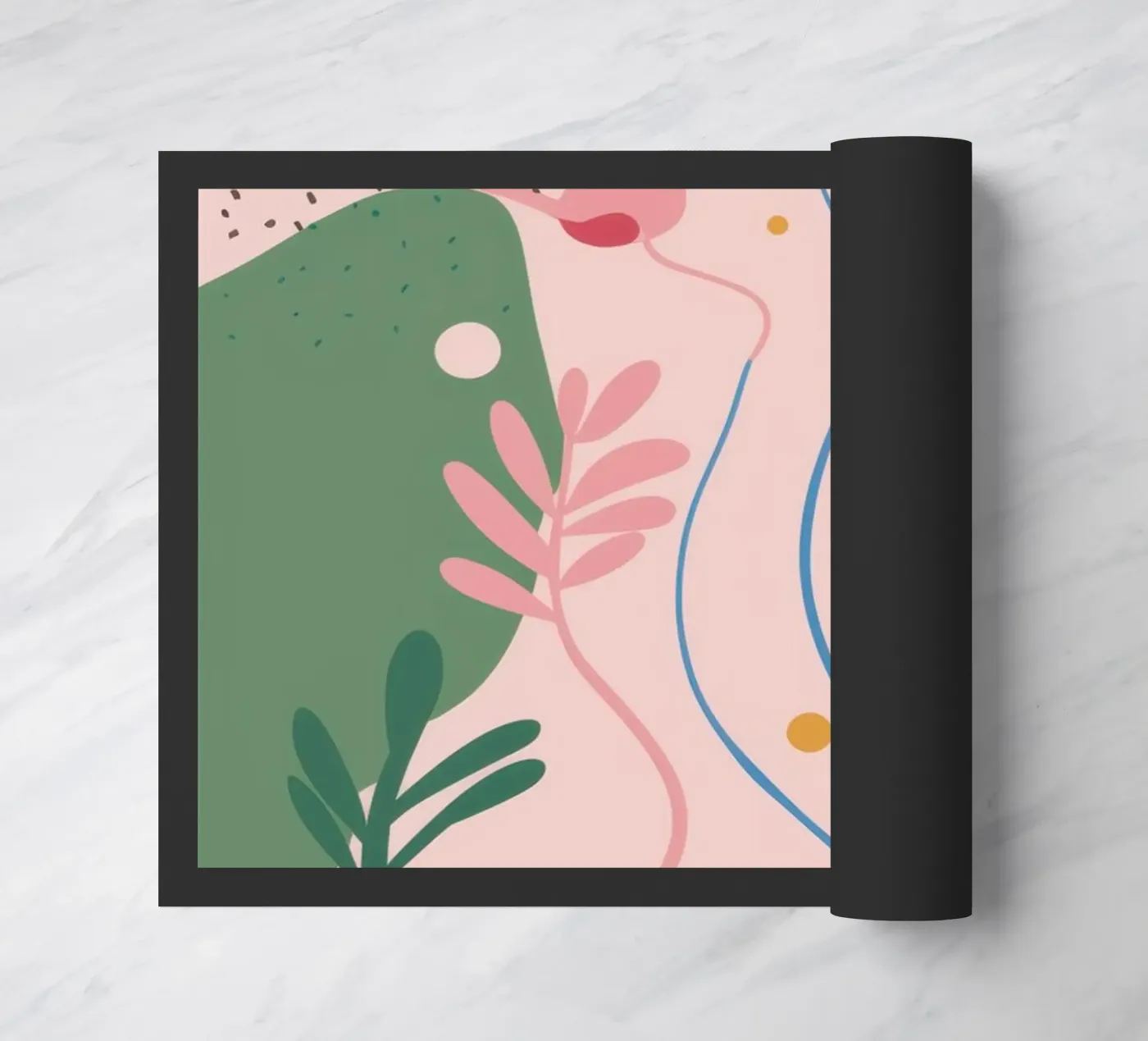 Forme astratte delicate zerbino da Thistle Bloom