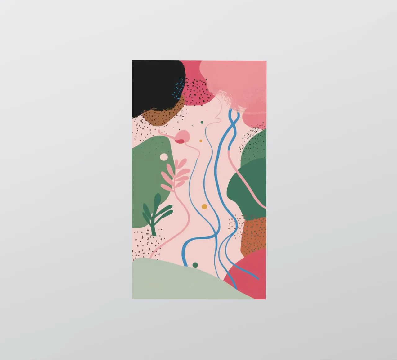 Gentle Abstract Forms sticker by Thistle Bloom