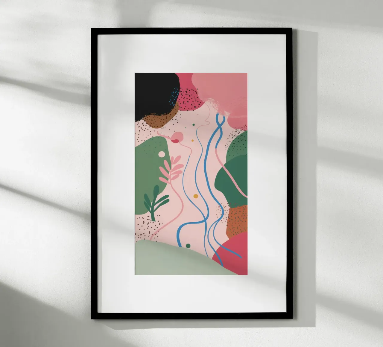 Forme astratte delicate poster da Thistle Bloom