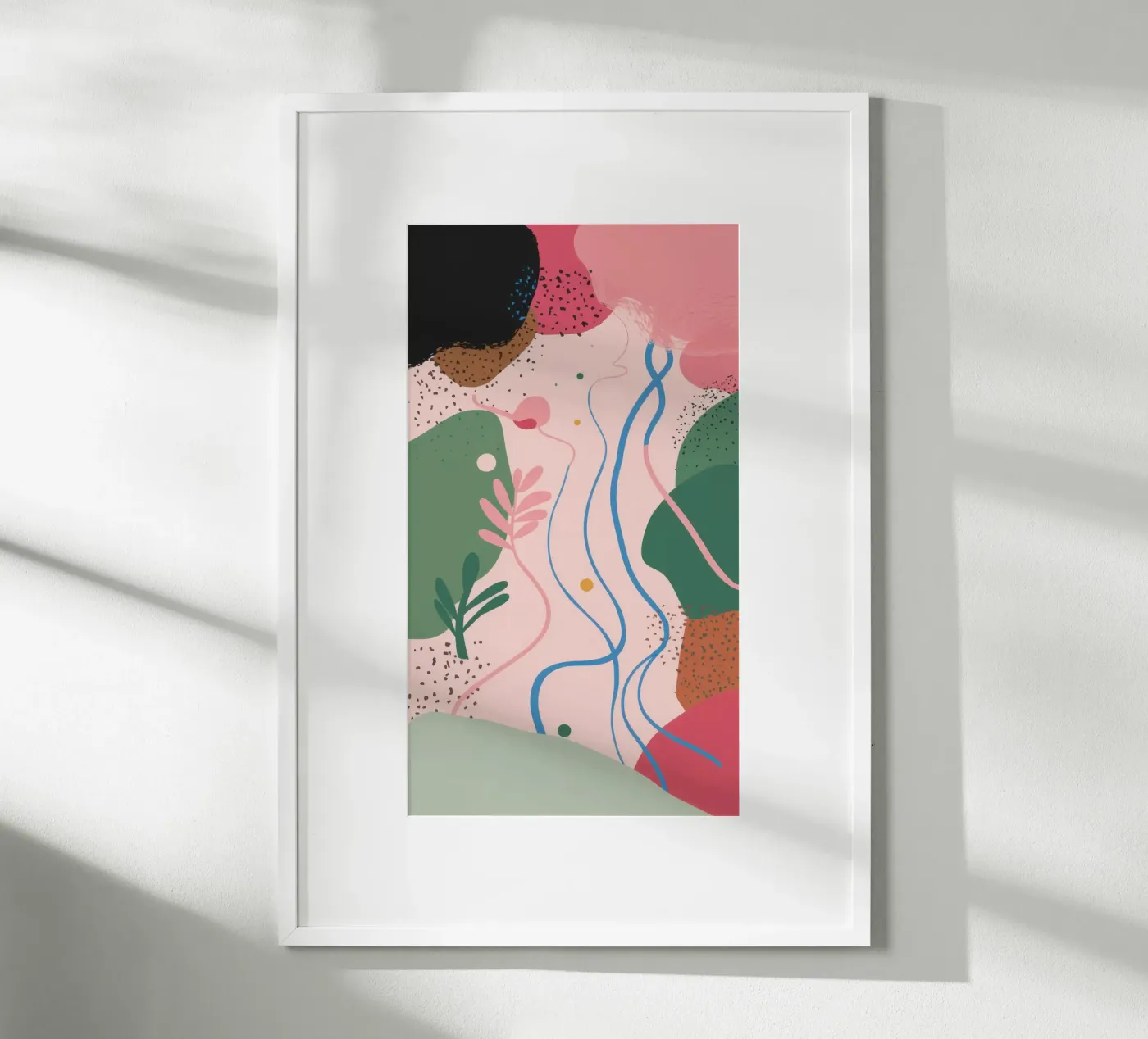 Forme astratte delicate poster da Thistle Bloom