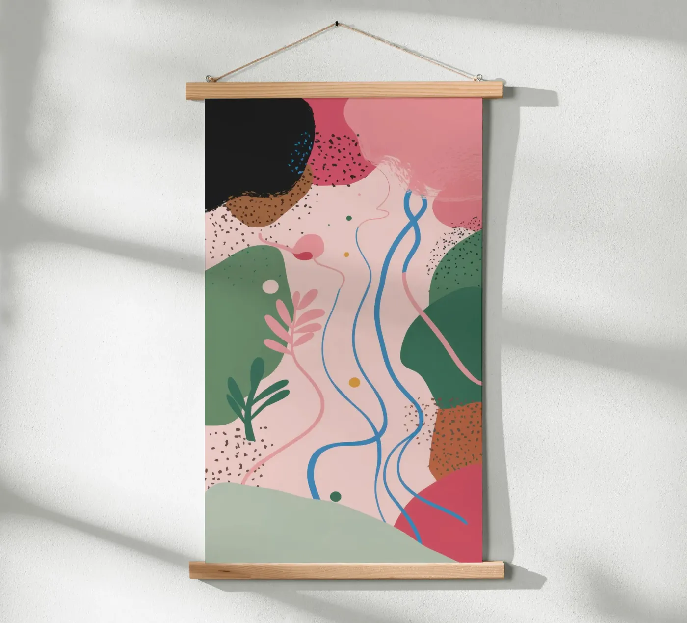 Forme astratte delicate poster da Thistle Bloom