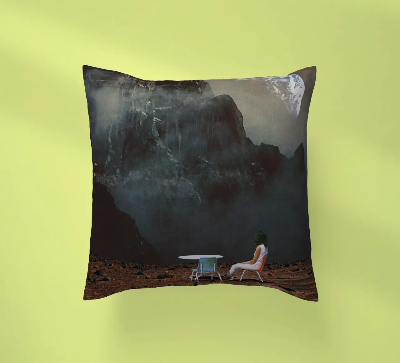 Where have you gone without me 2 cuscino da Frank Moth