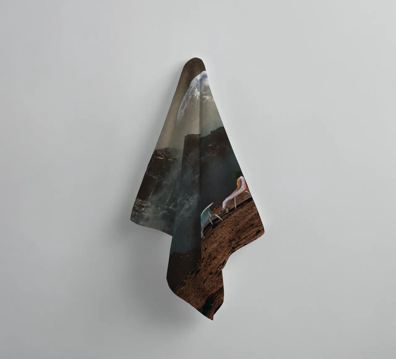Where have you gone without me 2 Handtuch von Frank Moth