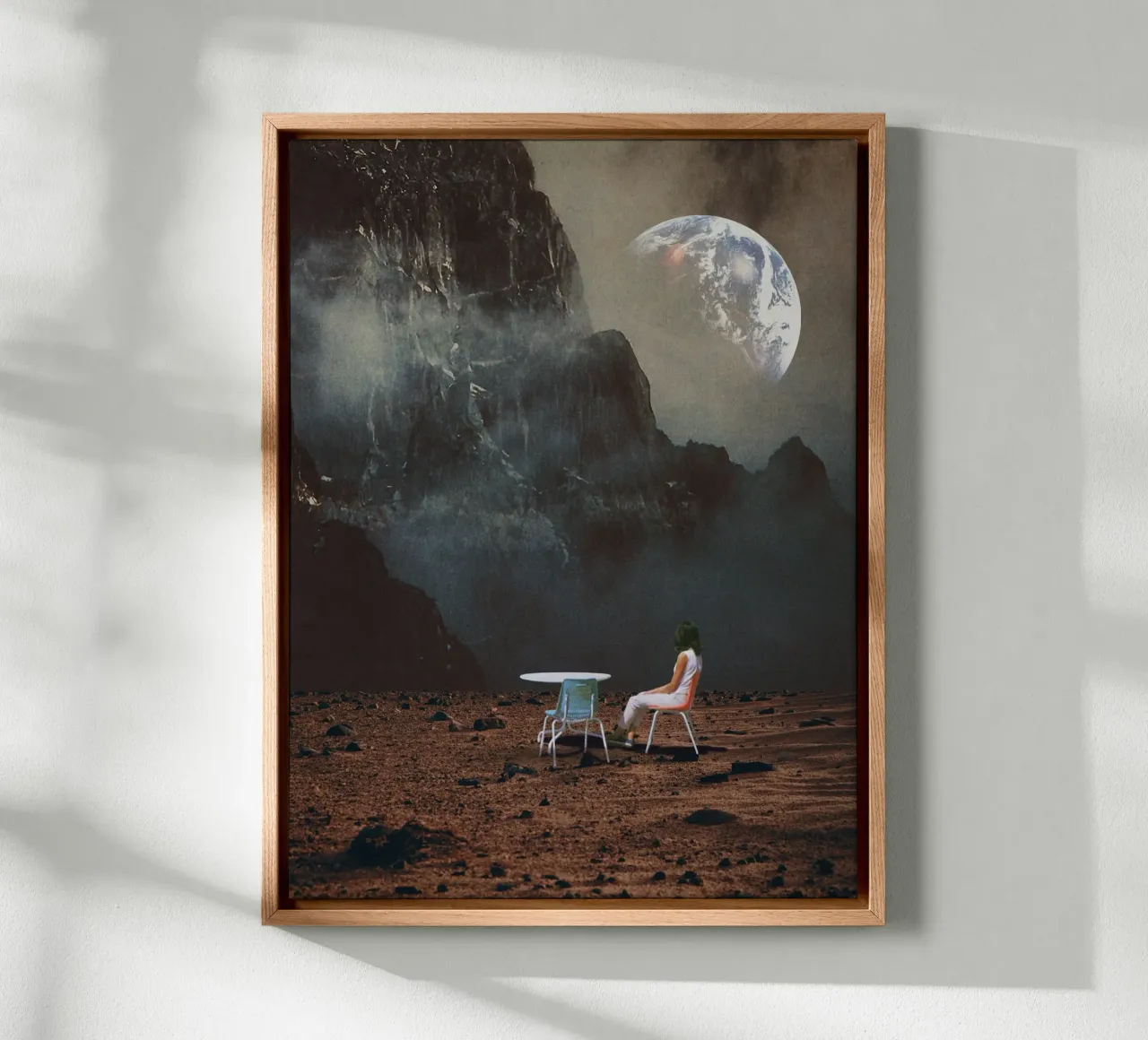 Where have you gone without me 2 canvas van Frank Moth