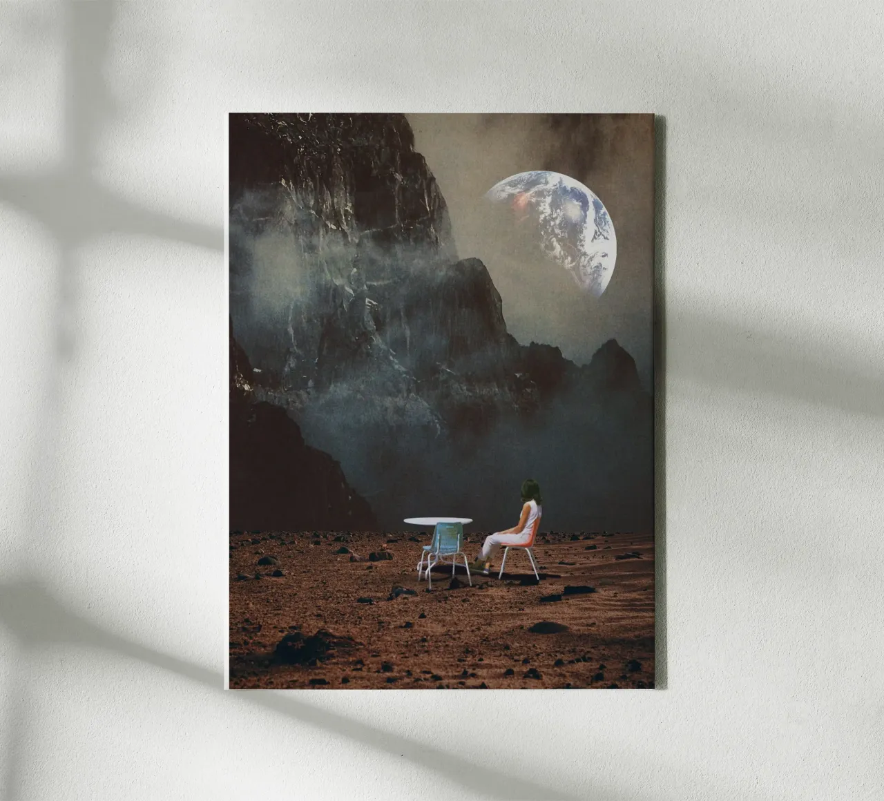 Where have you gone without me 2 canvas van Frank Moth