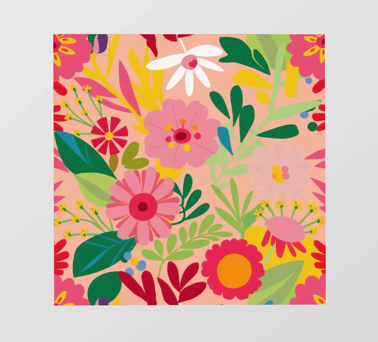 Vibrant Floral Garden backlit film by Obs Canvas
