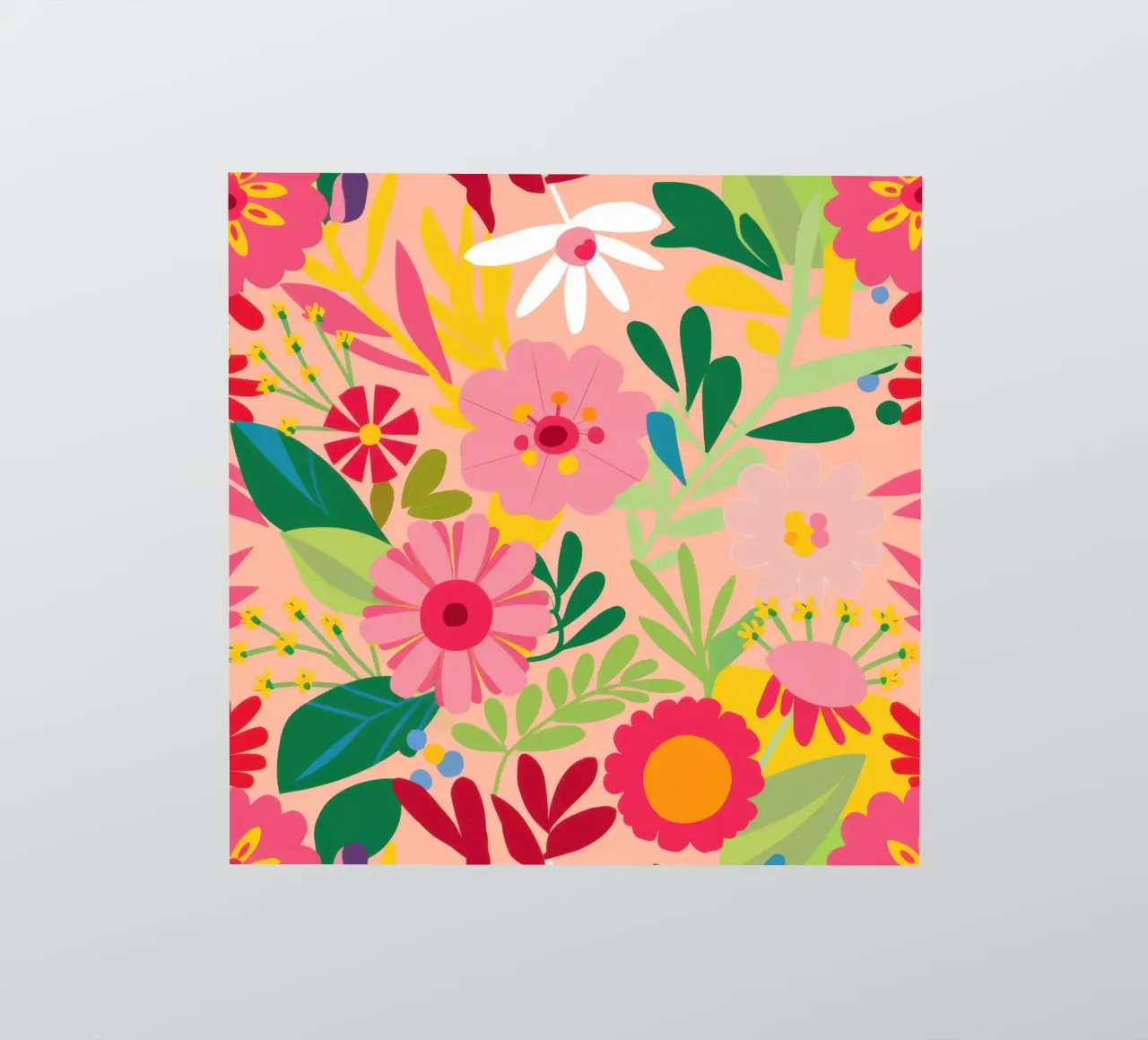 Vibrant Floral Garden sticker by Obs Canvas