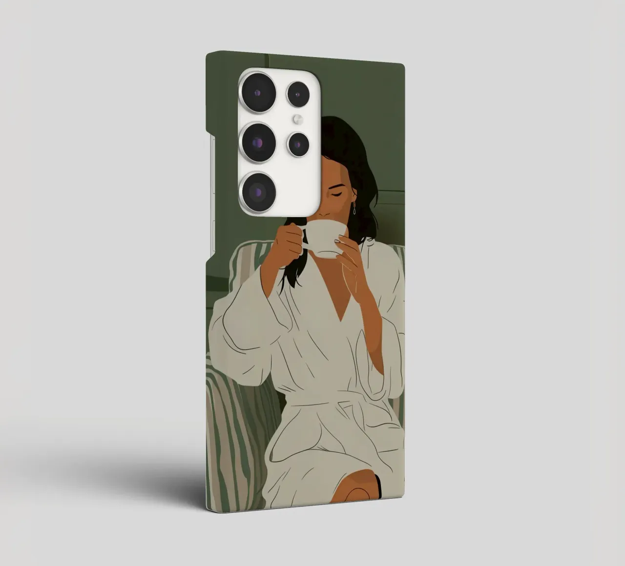 Morgen-Tee-Ritual Samsung Hülle von Obs Canvas