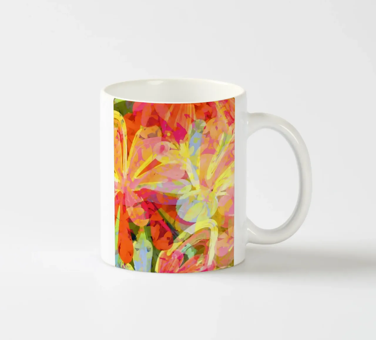Burro e fiore di ruggine rosa tazza in ceramica da 83oranges