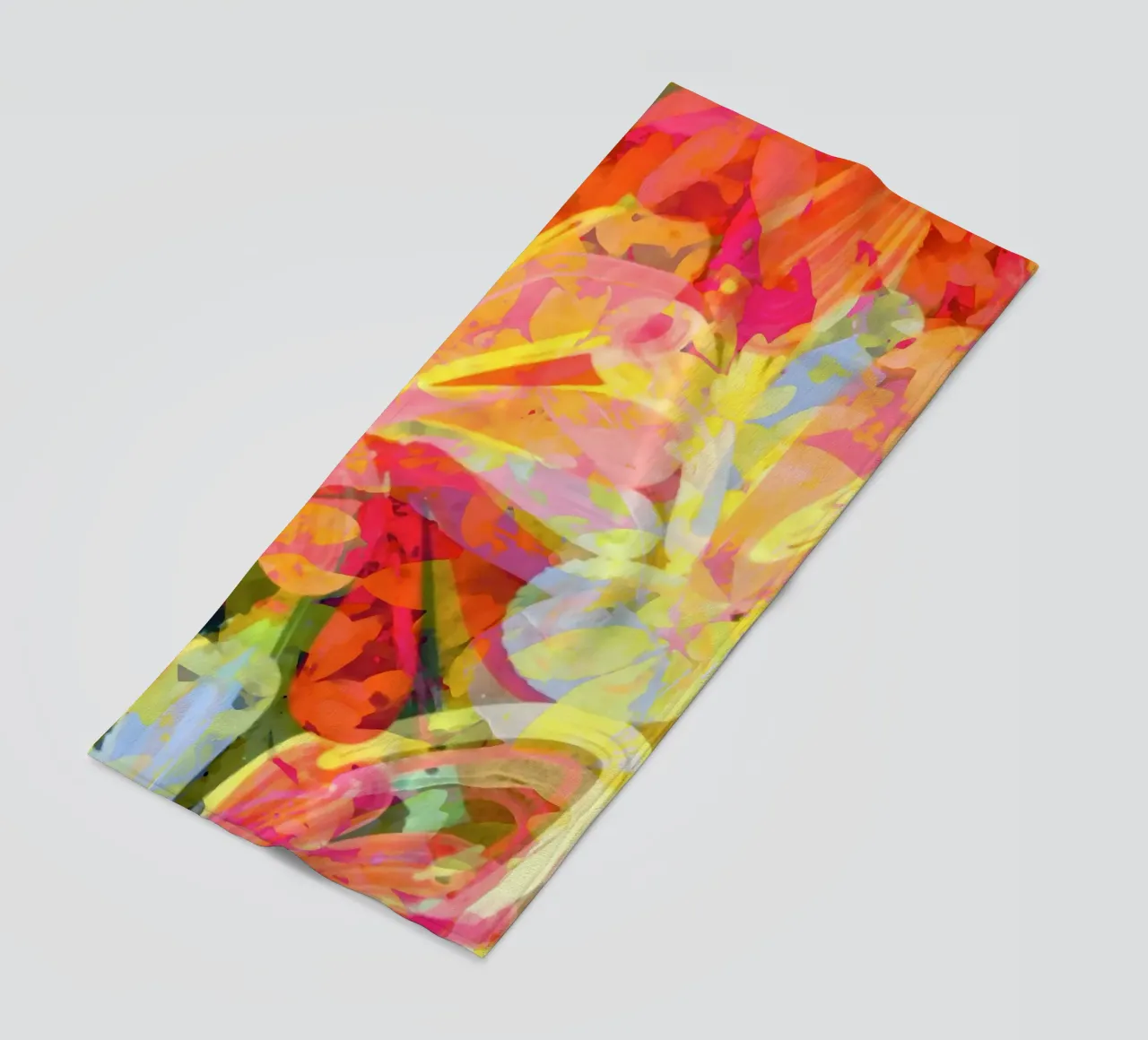 Butter & Pink Rust Bloom beach towel by 83oranges