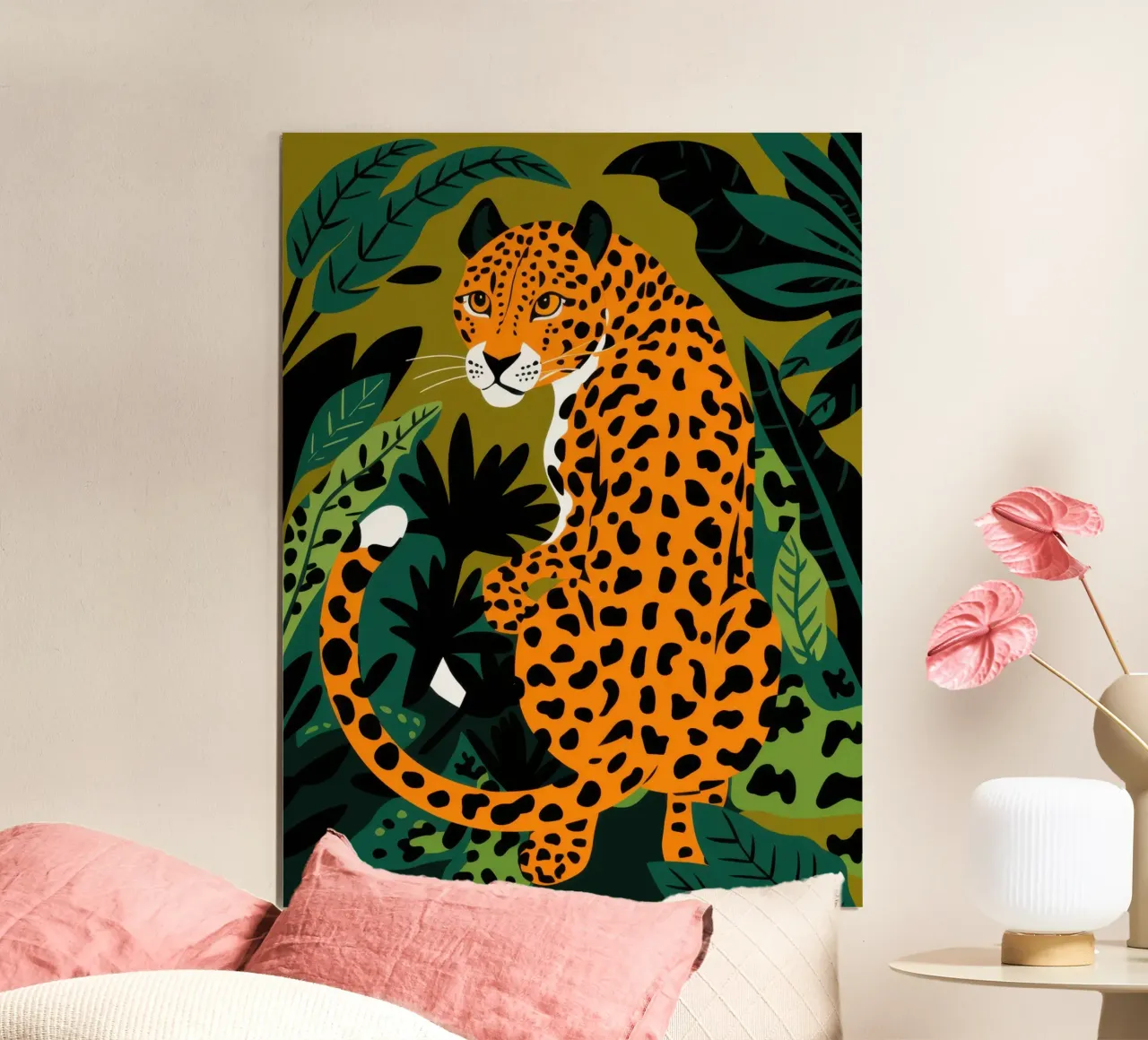 Leopard in the Shadows hahnemühle by Thistle Bloom