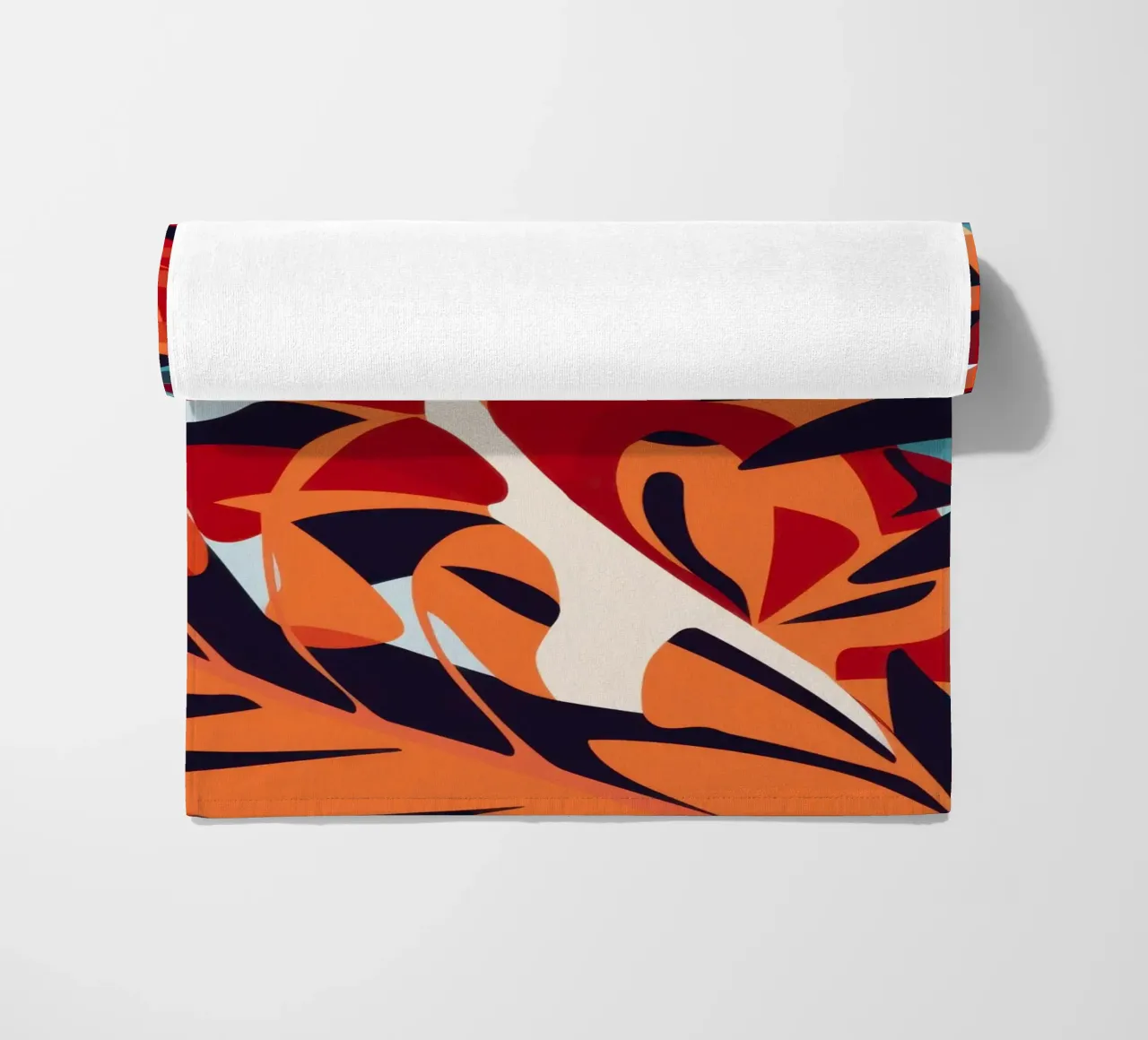 Foglia di fuoco astratta telo mare da Obs Canvas