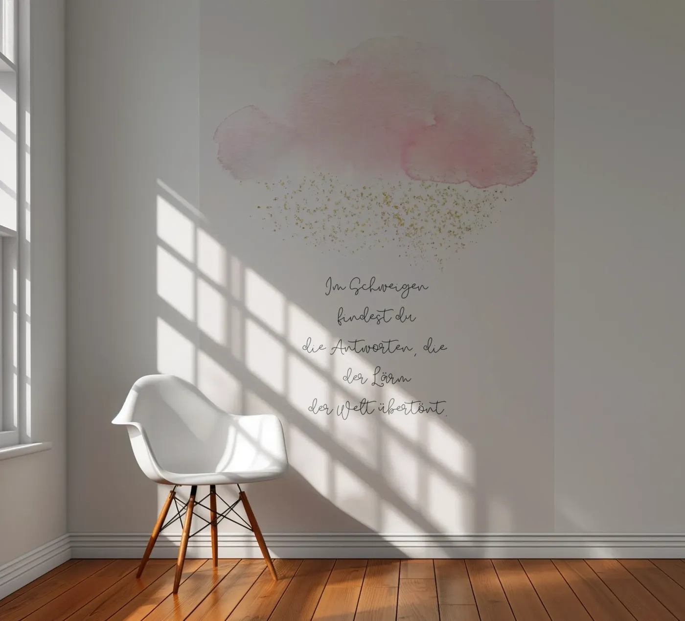 Schweigen fotobehang van isabels_wunderwelt_digital_art