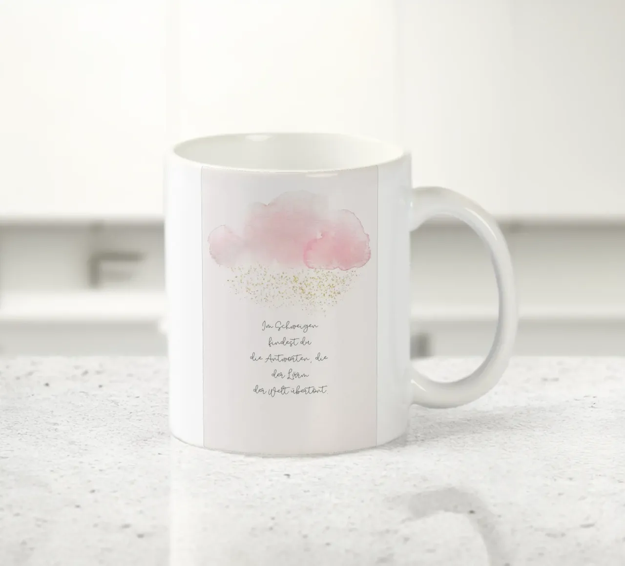 Schweigen ceramic mug by AESTHETIC VIBES by Isabel