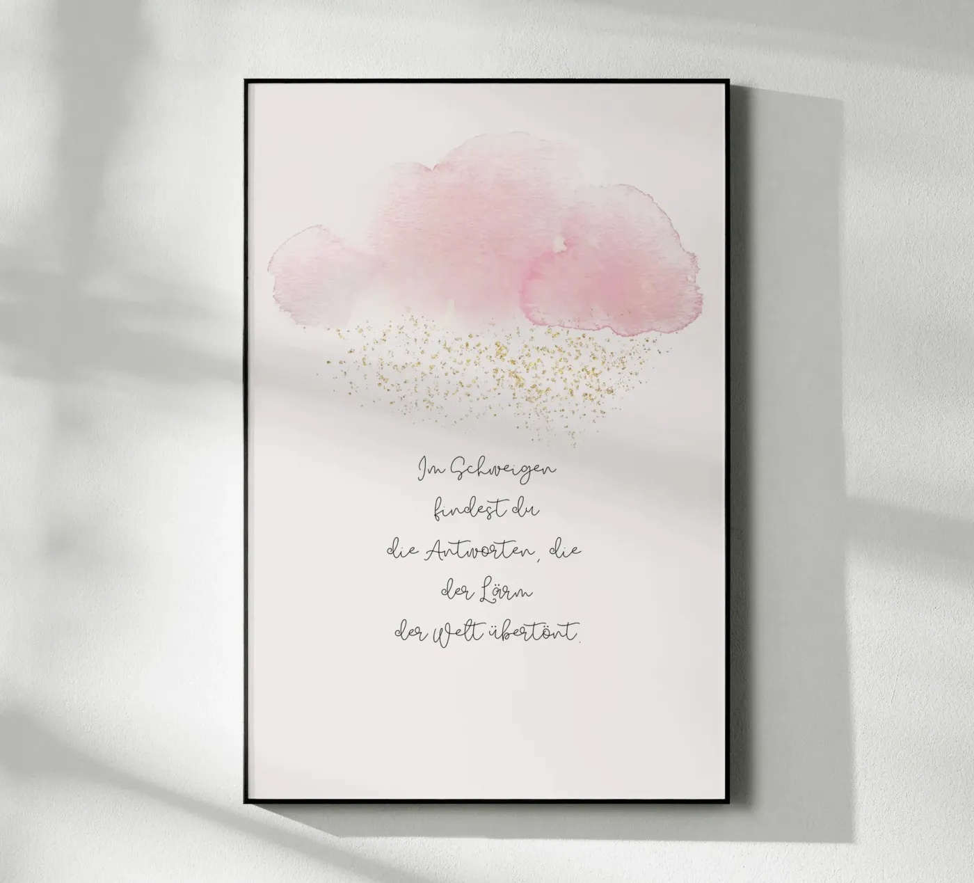 Schweigen Acryl-Glas von isabels_wunderwelt_digital_art