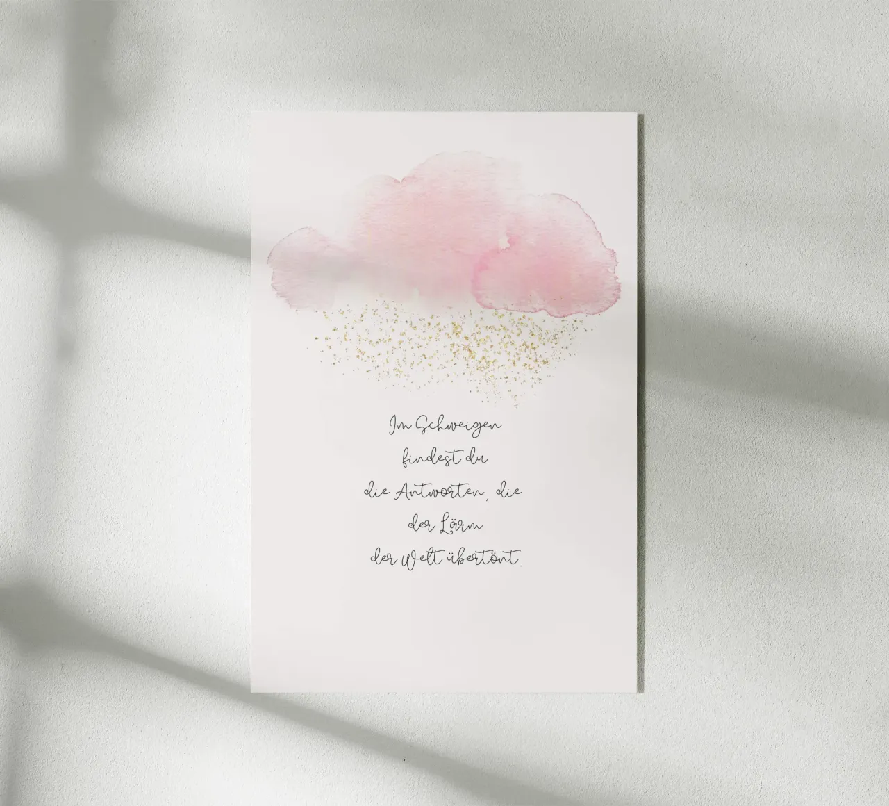 Schweigen plexiglas de AESTHETIC VIBES by Isabel