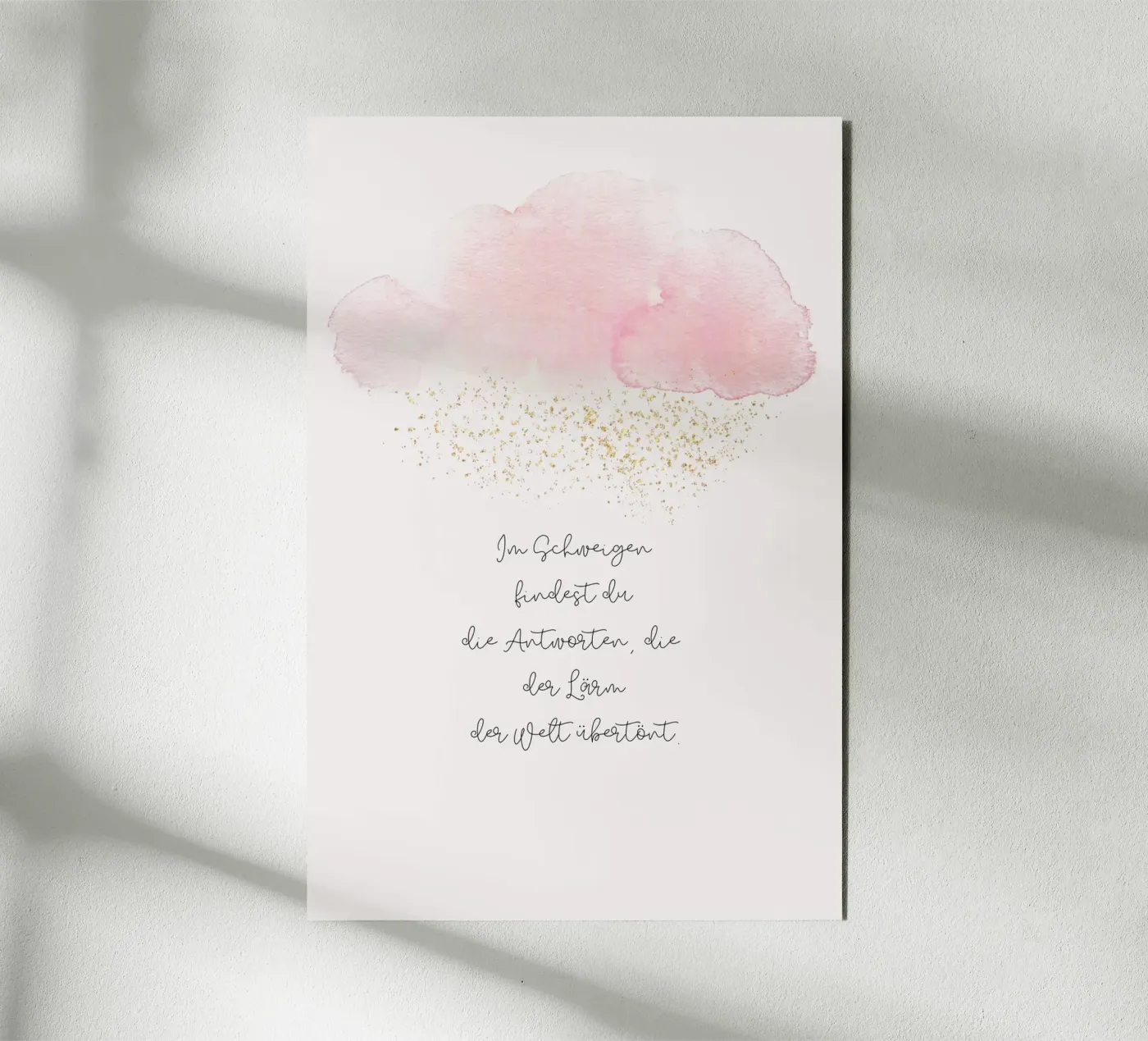 Schweigen alluminio dibond da isabels_wunderwelt_digital_art