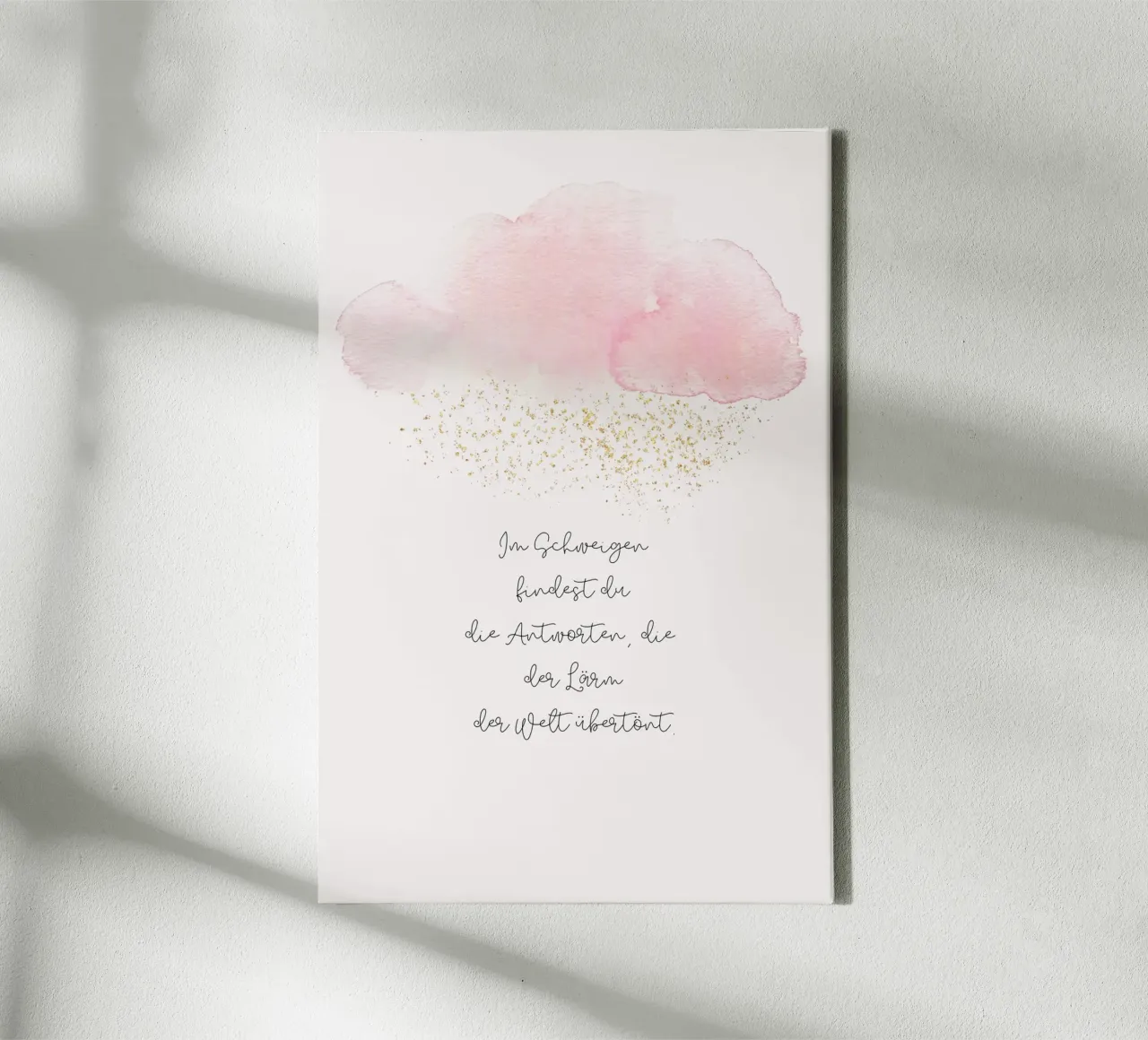 Schweigen canvas by AESTHETIC VIBES by Isabel