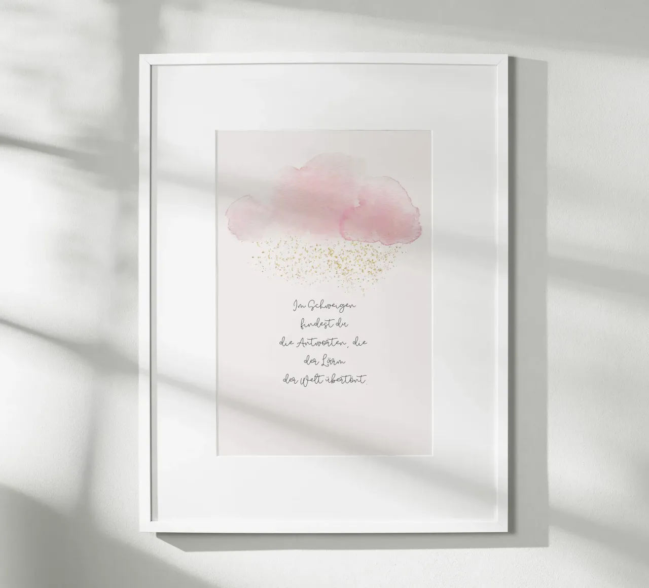 Schweigen Poster von AESTHETIC VIBES by Isabel