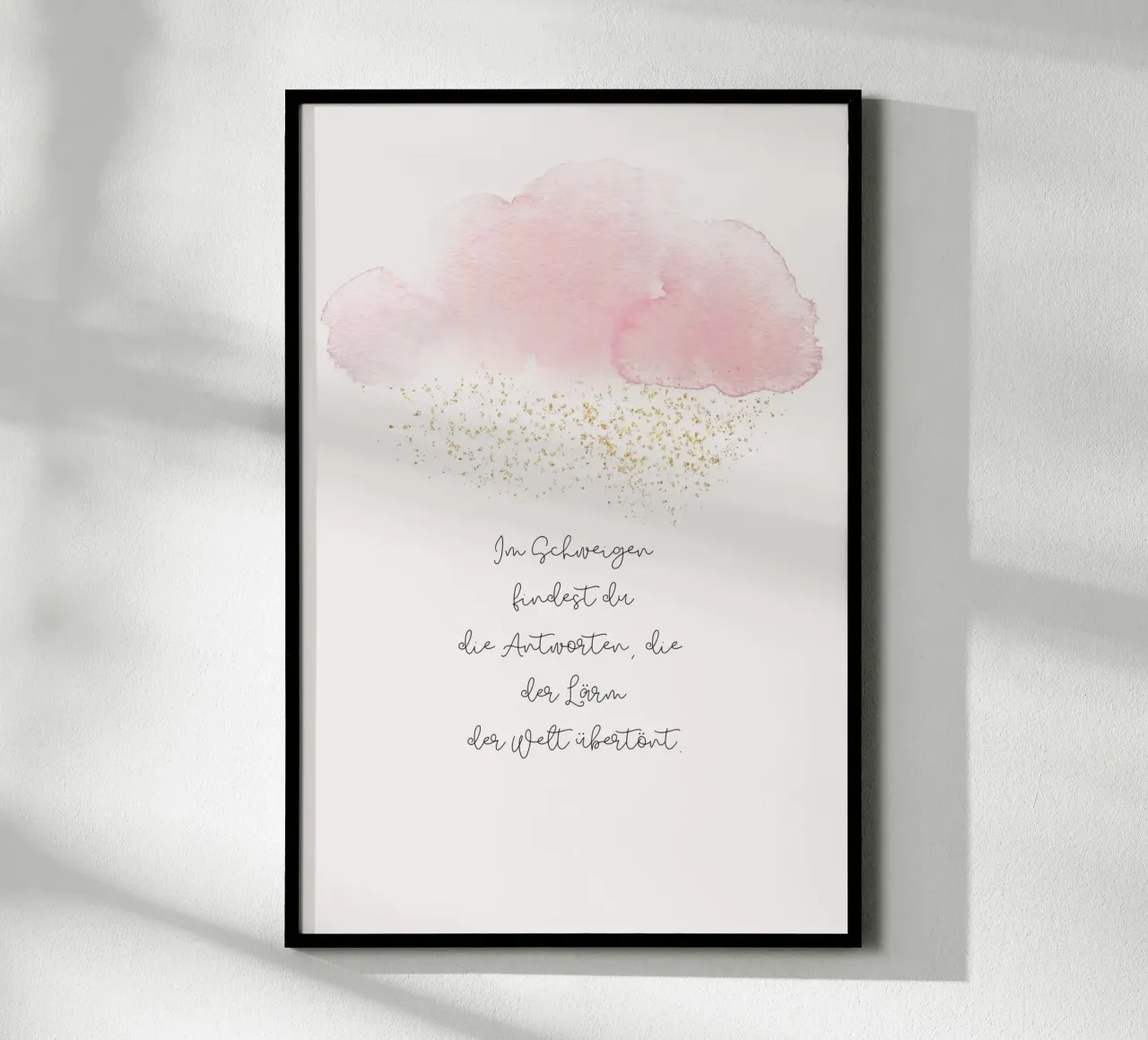 Schweigen Poster von AESTHETIC VIBES by Isabel