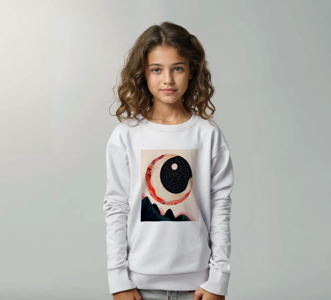 Luna mistica felpa bambino da ArtsySesta