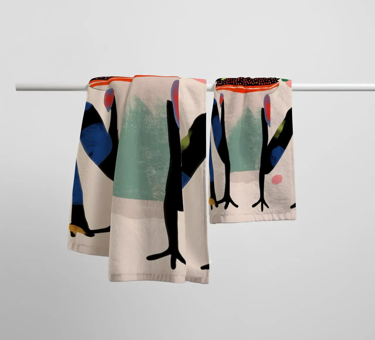 Geloof en spring badhanddoek van ArtsySesta