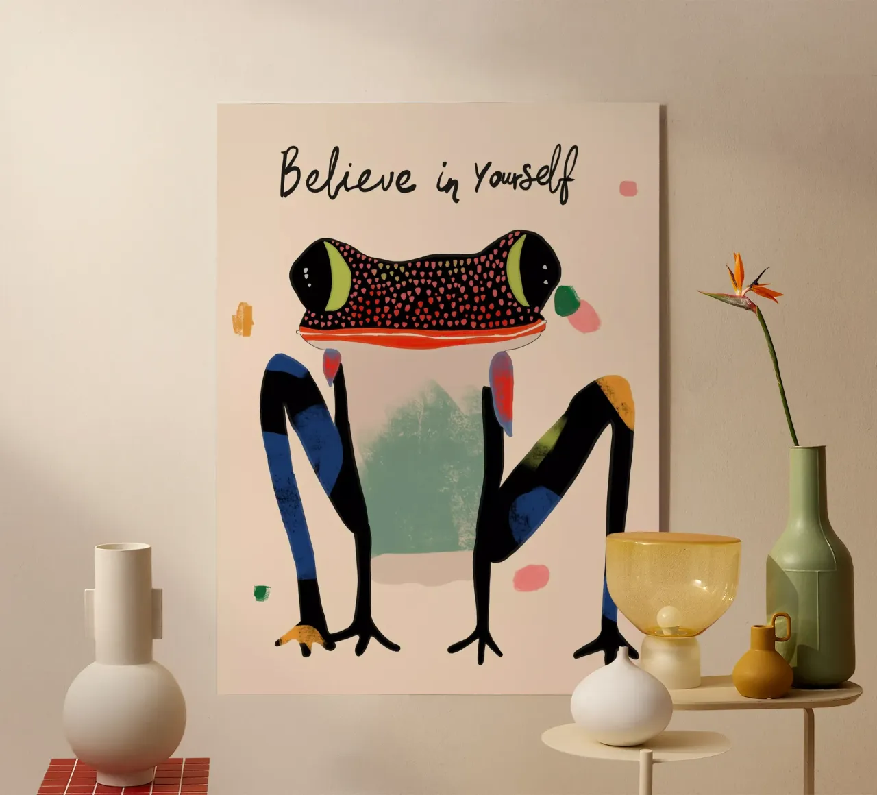 Believe and Leap acrylic glass by ArtsySesta