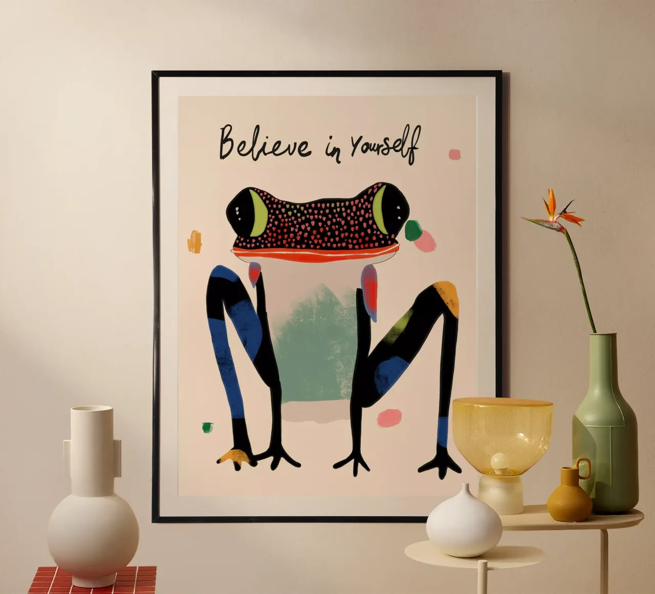 Credere e saltare poster da ArtsySesta