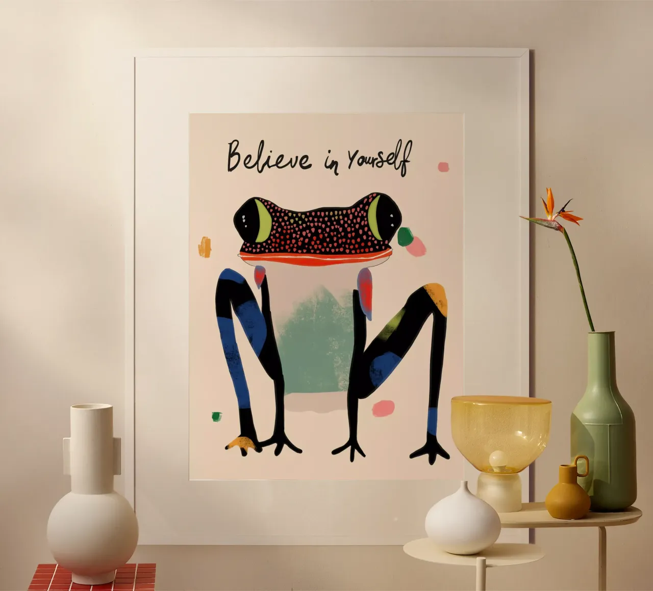 Credere e saltare poster da ArtsySesta