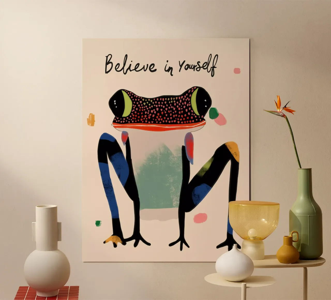 Credere e saltare poster da ArtsySesta