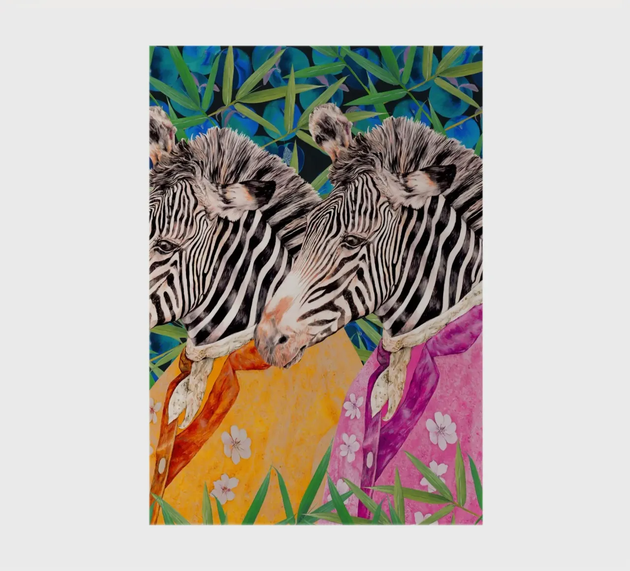 Maximalist zebras notebook by Animal Crew