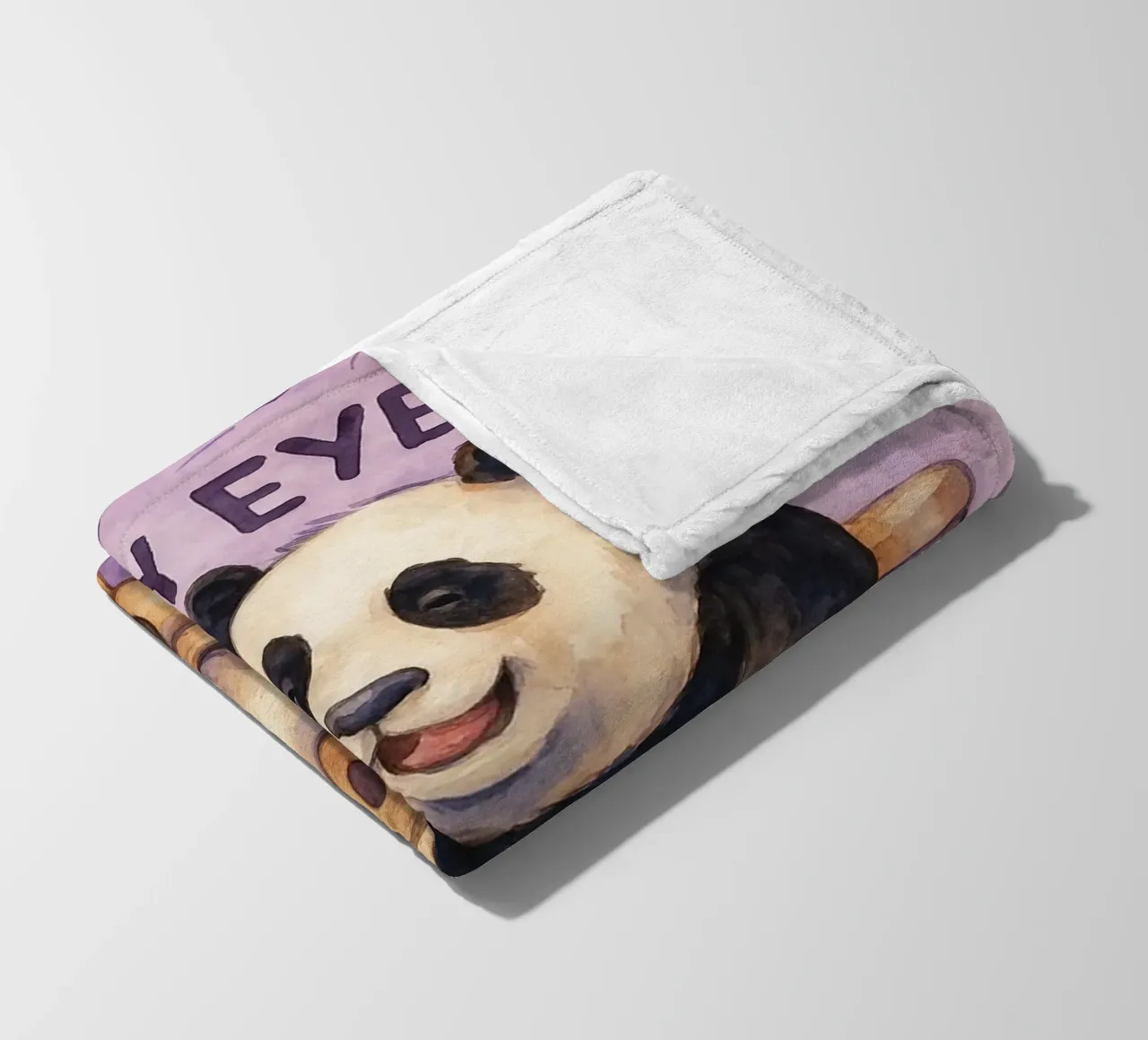 faccio la cacca anche con gli occhi aperti bear art design coperta in pile da pasadenan