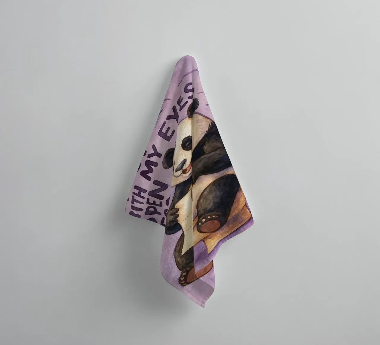 faccio la cacca anche con gli occhi aperti bear art design asciugamano da bagno da pasadenan