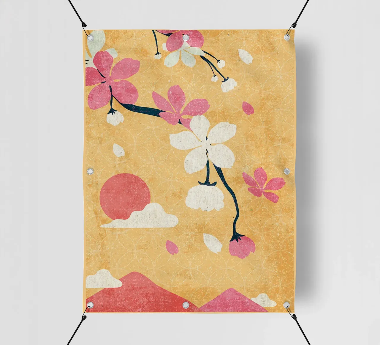 Fiori di ciliegio giapponesi telo in pvc da Shawn Studio