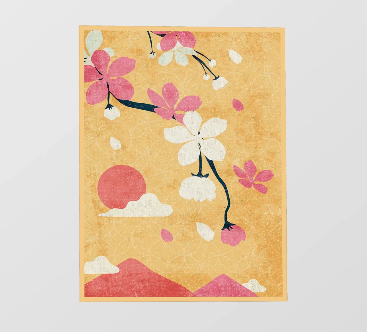 Fiori di ciliegio giapponesi telo in pvc da Shawn Studio