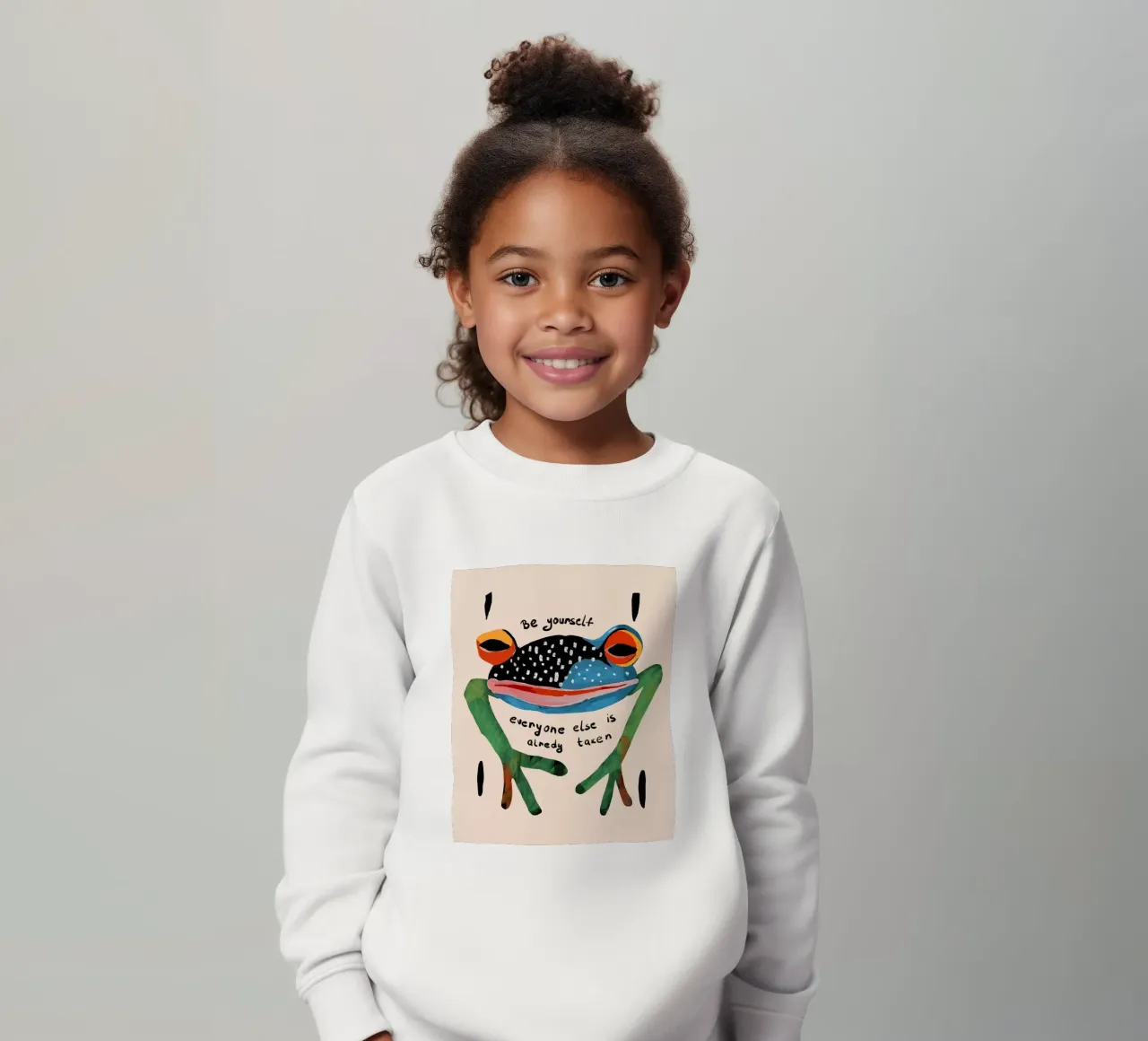 Essere se stessi felpa bambino da ArtsySesta