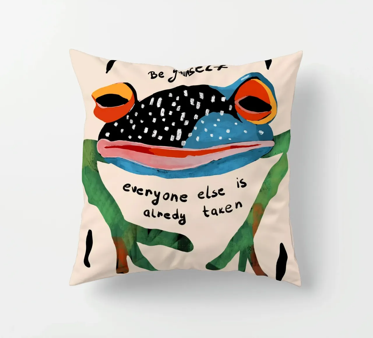 Essere se stessi cuscino da ArtsySesta