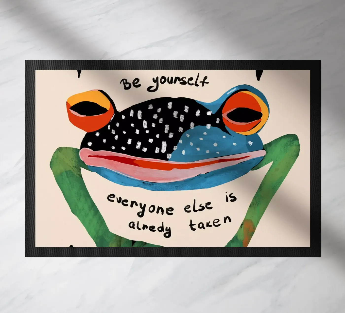 Be Yourself doormat by ArtsySesta