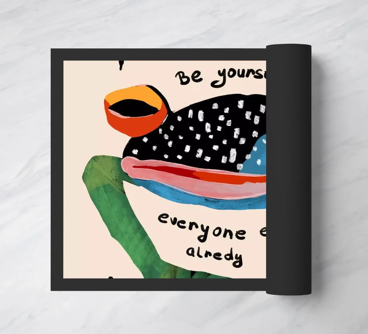 Be Yourself doormat by ArtsySesta