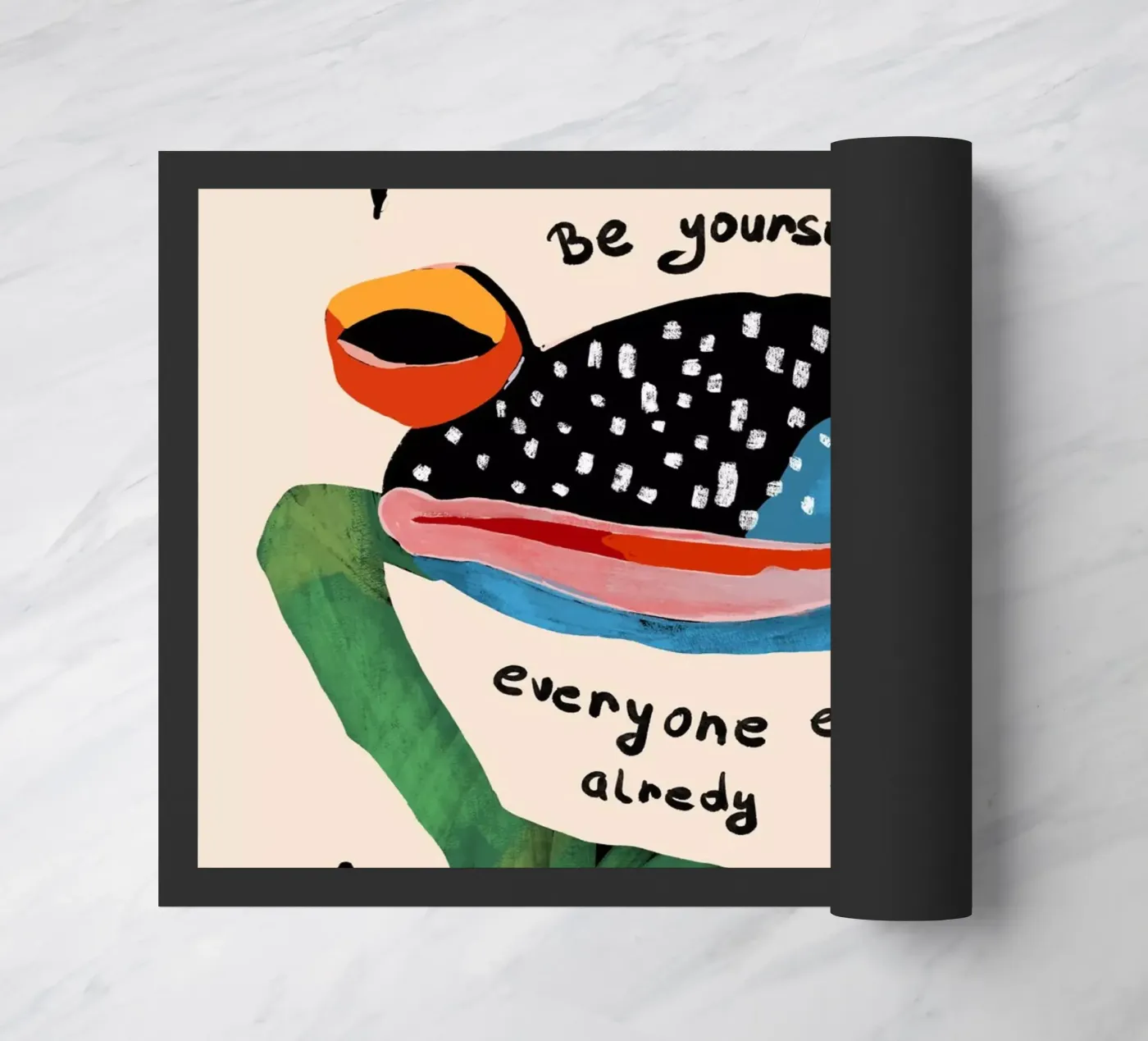 Be Yourself doormat by ArtsySesta