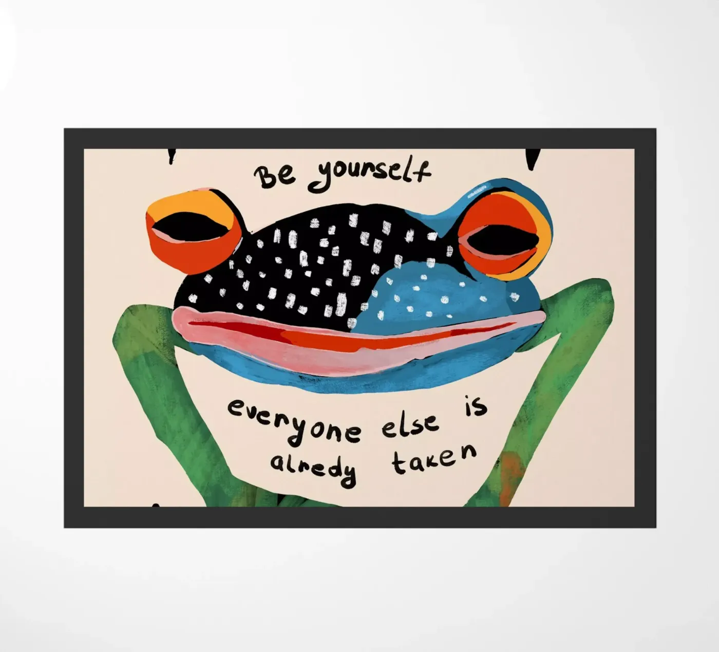 Be Yourself doormat by ArtsySesta