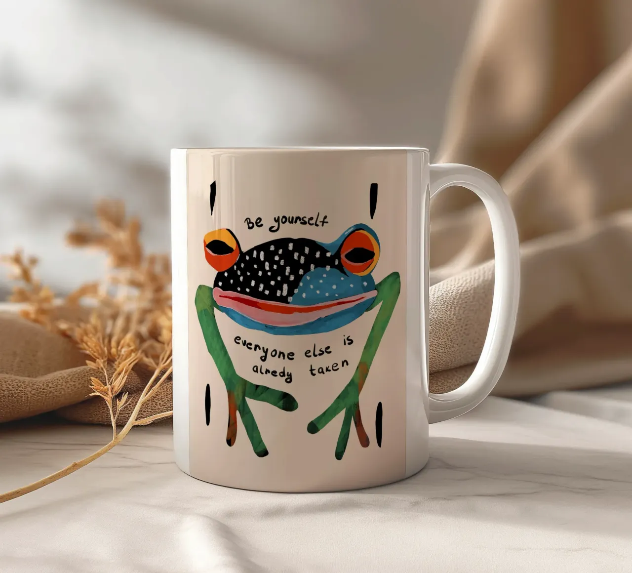 Essere se stessi tazza in ceramica da ArtsySesta