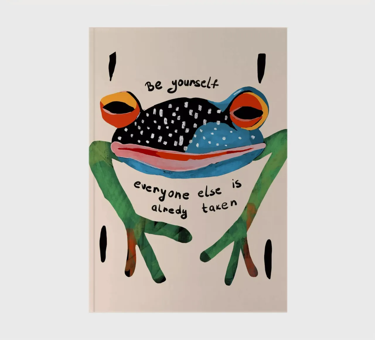 Be Yourself notebook by ArtsySesta