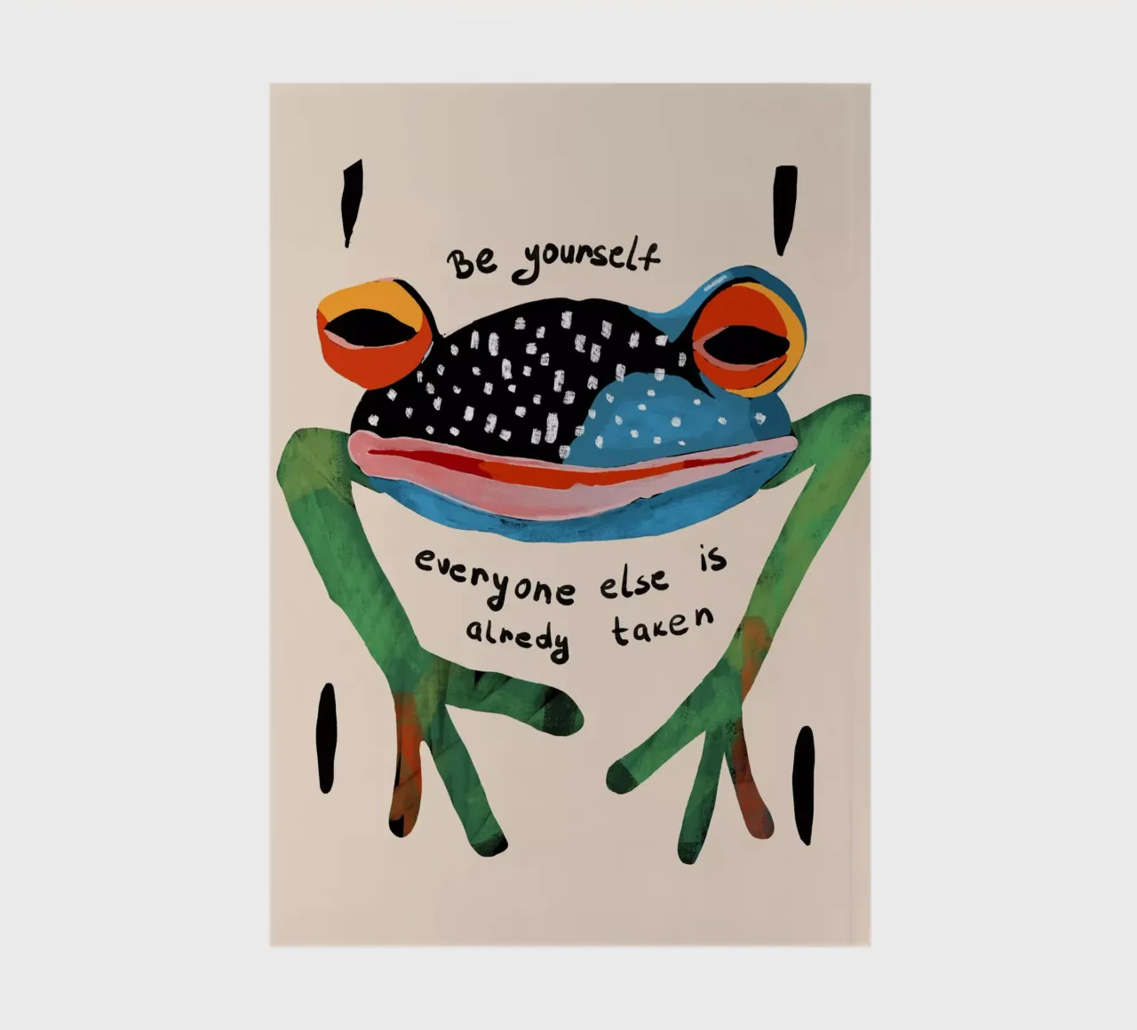 Be Yourself notebook by ArtsySesta