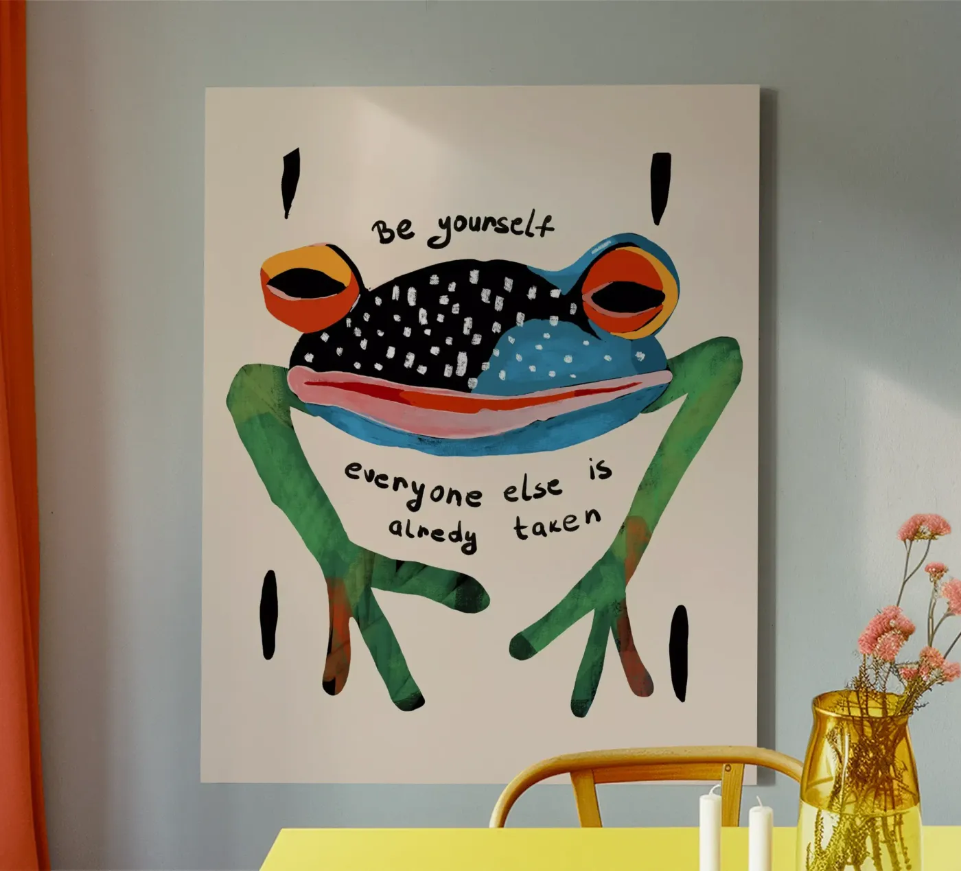 Be Yourself canvas by ArtsySesta